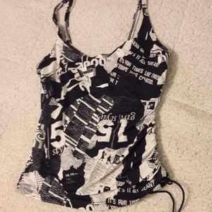 VERY SEXY, " PAPILLON BLANC " TANK